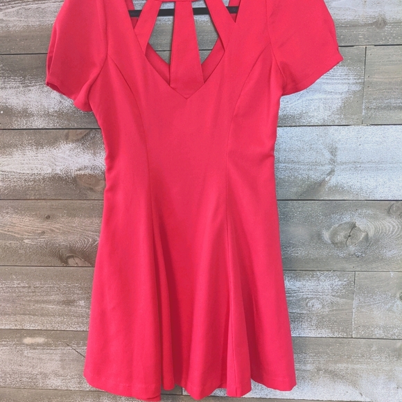 Dress Forum California Cage Back Little Red Dress - Picture 7 of 8